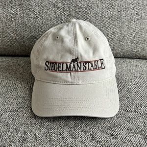 Deadstock Siegelman Stable Beige & Brown Embroidered Dad Hat 2023 RARE